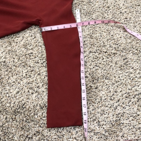 COS Sheath Dress Size 12 Dark Red Burgundy Long Sleeve - Picture 9 of 9